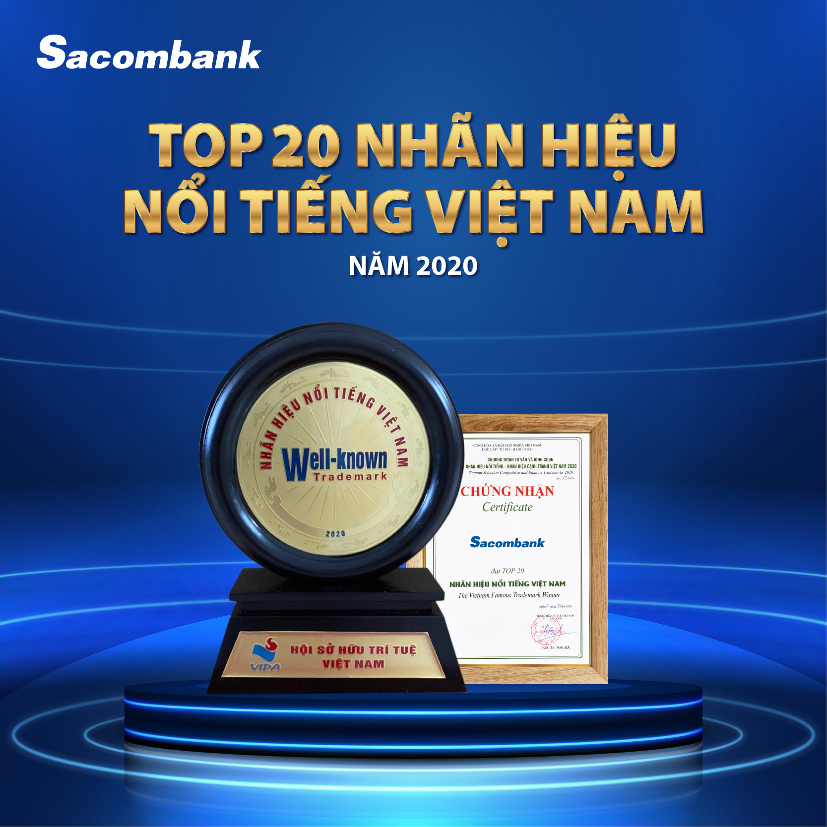 Sacombank vào “Top 20 nhãn hiệu nổi tiếng Việt Nam”