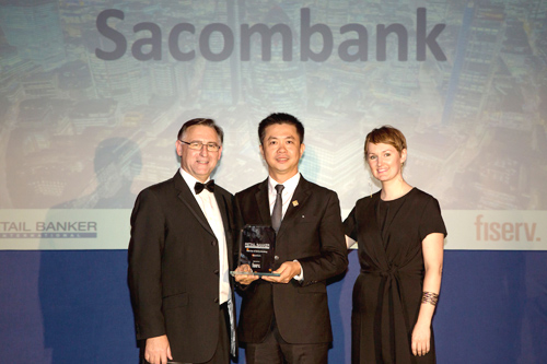 Sacombank đạt giải dịch vụ ngân hàng trực tuyến tốt nhất
